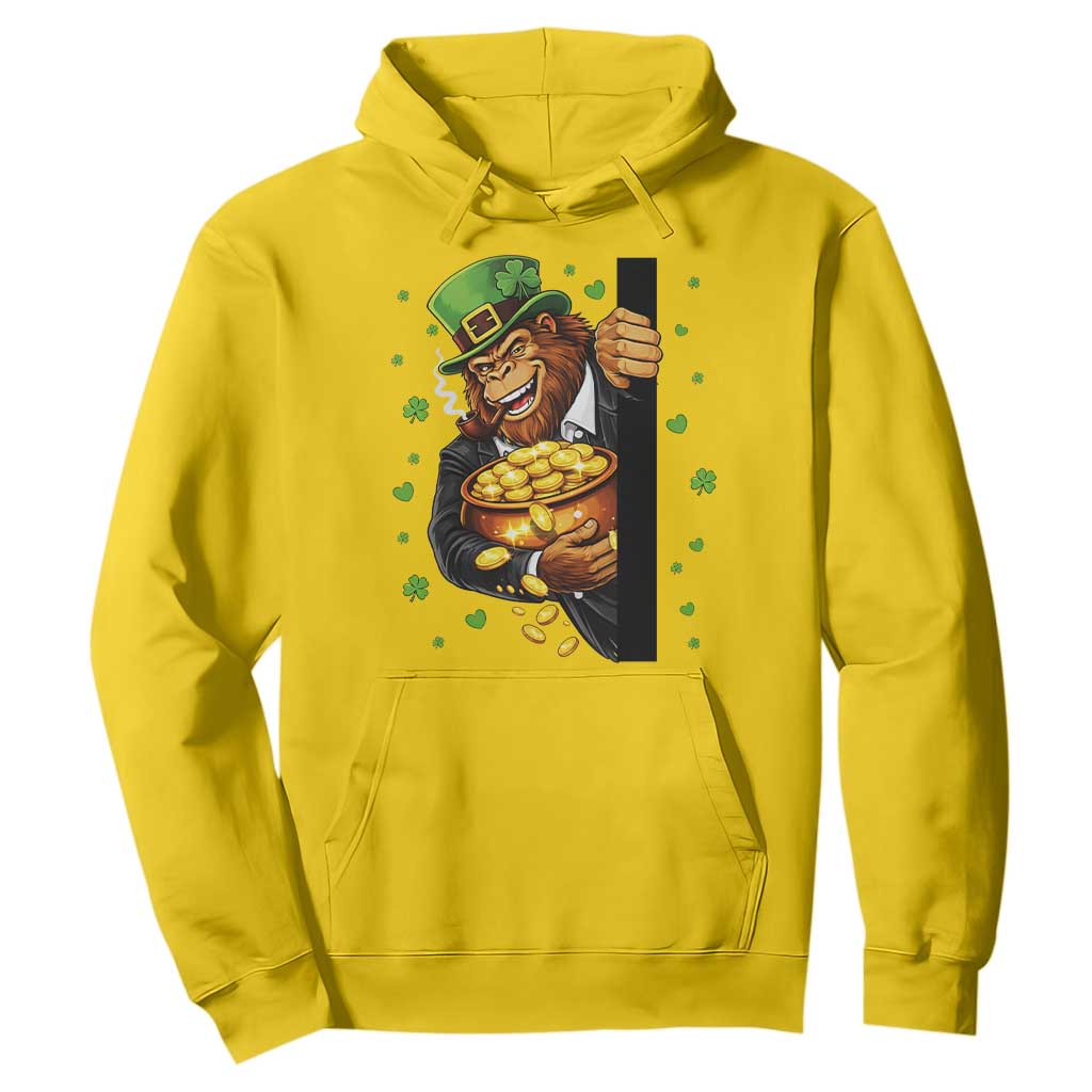 Funny St Patricks Day Bigfoot Hoodie Irish Revelry Gift TS12 Daisy Print Your Wear