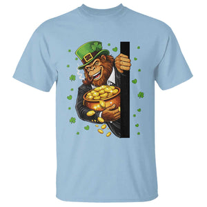 Funny St Patricks Day Bigfoot T Shirt Irish Revelry Gift TS12 Light Blue Print Your Wear