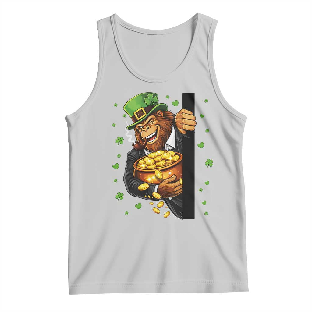 Funny St Patricks Day Bigfoot Tank Top Irish Revelry Gift TS12 Ash Print Your Wear