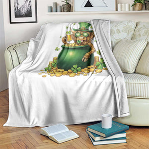 Funny Highland Cow St Patricks Day Throw Blanket Farm Lover Gift TS12 Print Your Wear