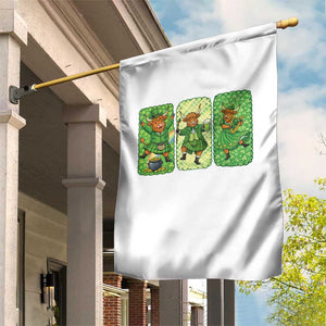 Vintage Highland Cow St Patricks Day Garden Flag Farm Lover Gift TS12 Print Your Wear