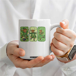 Vintage Highland Cow St Patricks Day Coffee Mug Farm Lover Gift TS12 Print Your Wear