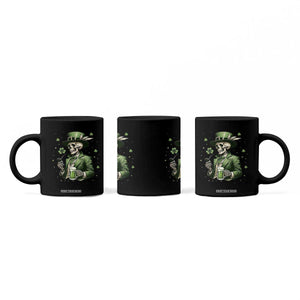 Skeleton St Patricks Day Drinking Coffee Mug Irish Party Gift TS12 Print Your Wear