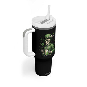 Skeleton St Patricks Day Drinking Tumbler With Handle Irish Party Gift TS12 Print Your Wear