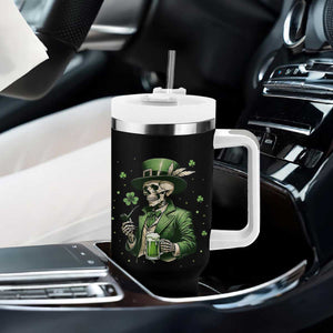 Skeleton St Patricks Day Drinking Tumbler With Handle Irish Party Gift TS12 Print Your Wear