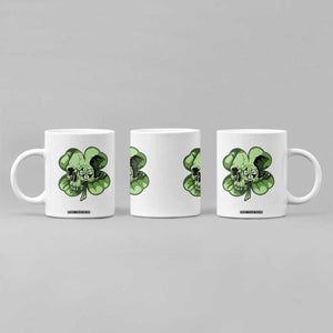 St Patricks Day Lucky Shamrock Skull Gift Coffee Mug TS12 Print Your Wear