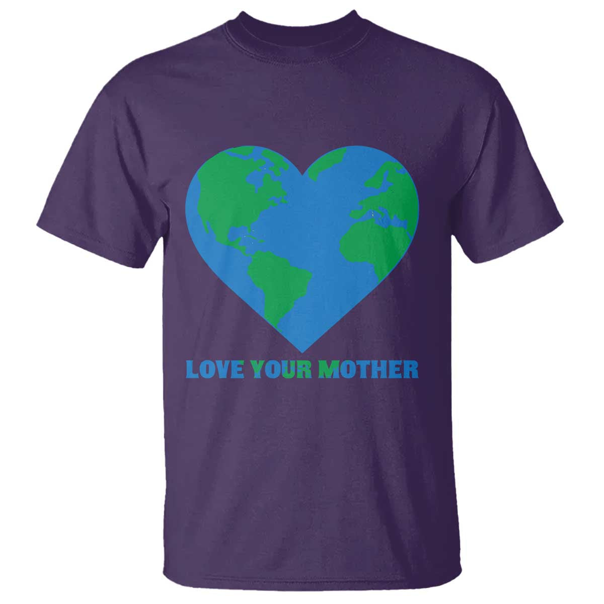 Love Your Mother Earth Day T Shirt Environmental Activism TS12 Purple Print Your Wear