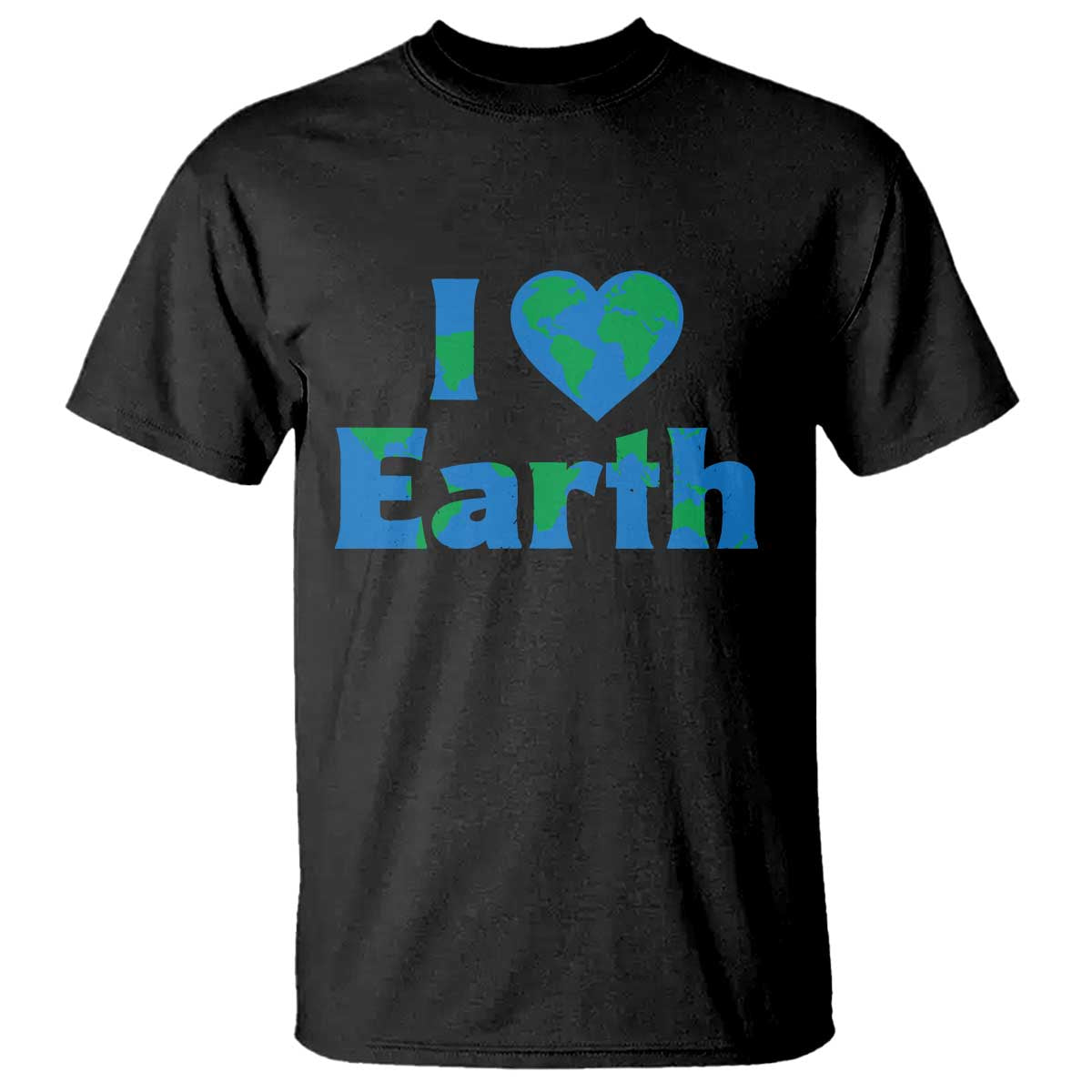 Earth Day Environmental Activism T Shirt I Love Earth TS12 Black Print Your Wear