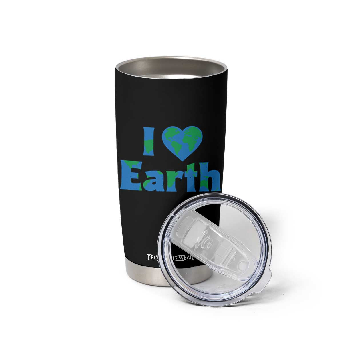 Earth Day Environmental Activism Tumbler Cup I Love Earth TS12 Print Your Wear
