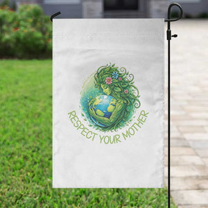 Respect Your Mother Garden Flag Earth Mother Hugging Planet TS12 Print Your Wear