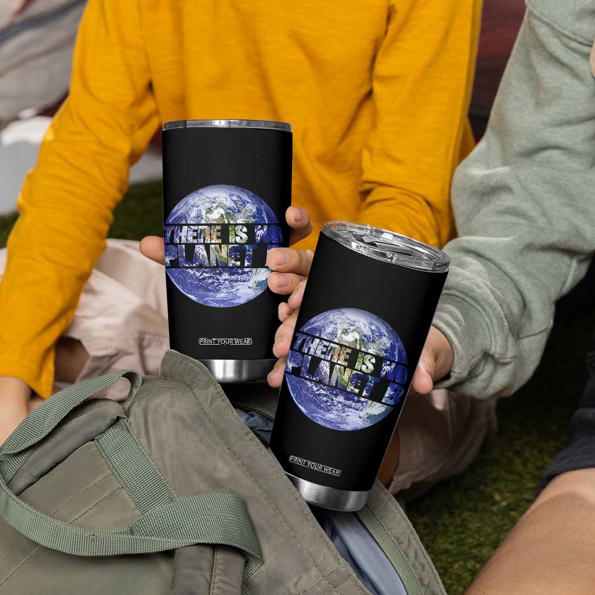 There Is No Planet B Tumbler Cup Earth Day Environmental Awareness Gift TS12 Print Your Wear