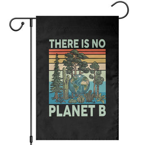 Vintage There Is No Planet B Earth Day Gift Garden Flag TS12 Black Print Your Wear
