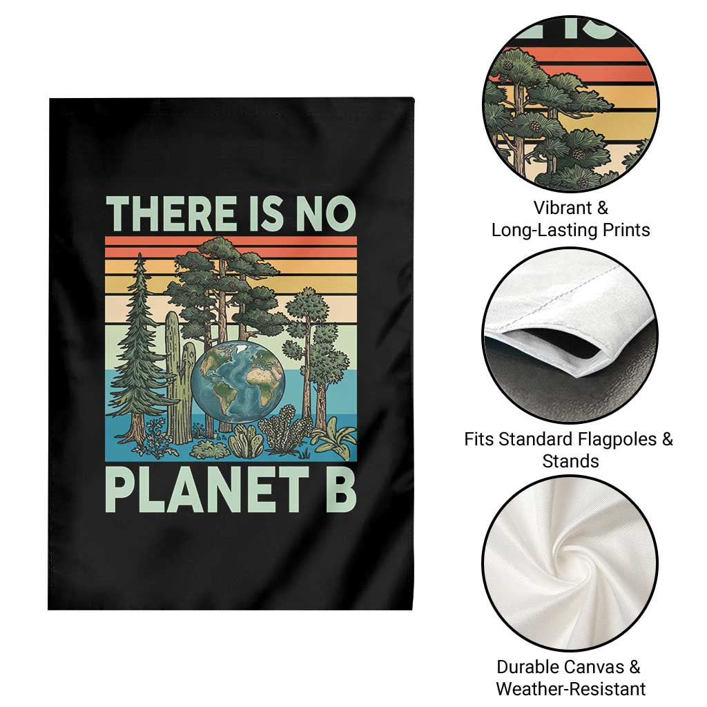 Vintage There Is No Planet B Earth Day Gift Garden Flag TS12 Print Your Wear