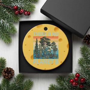Vintage There Is No Planet B Earth Day Gift Ceramic Ornament TS12 1pc Yellow Cheese Print Your Wear