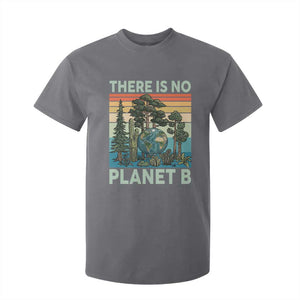 Vintage There Is No Planet B Earth Day Gift T Shirt For Kid TS12 Charcoal Print Your Wear
