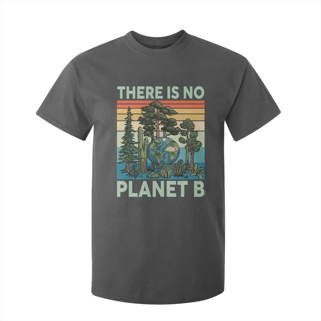 Vintage There Is No Planet B Earth Day Gift T Shirt For Kid TS12 Dark Heather Print Your Wear