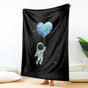 Astronaut Protect The Planet Throw Blanket Earth Day Gift TS12 Print Your Wear