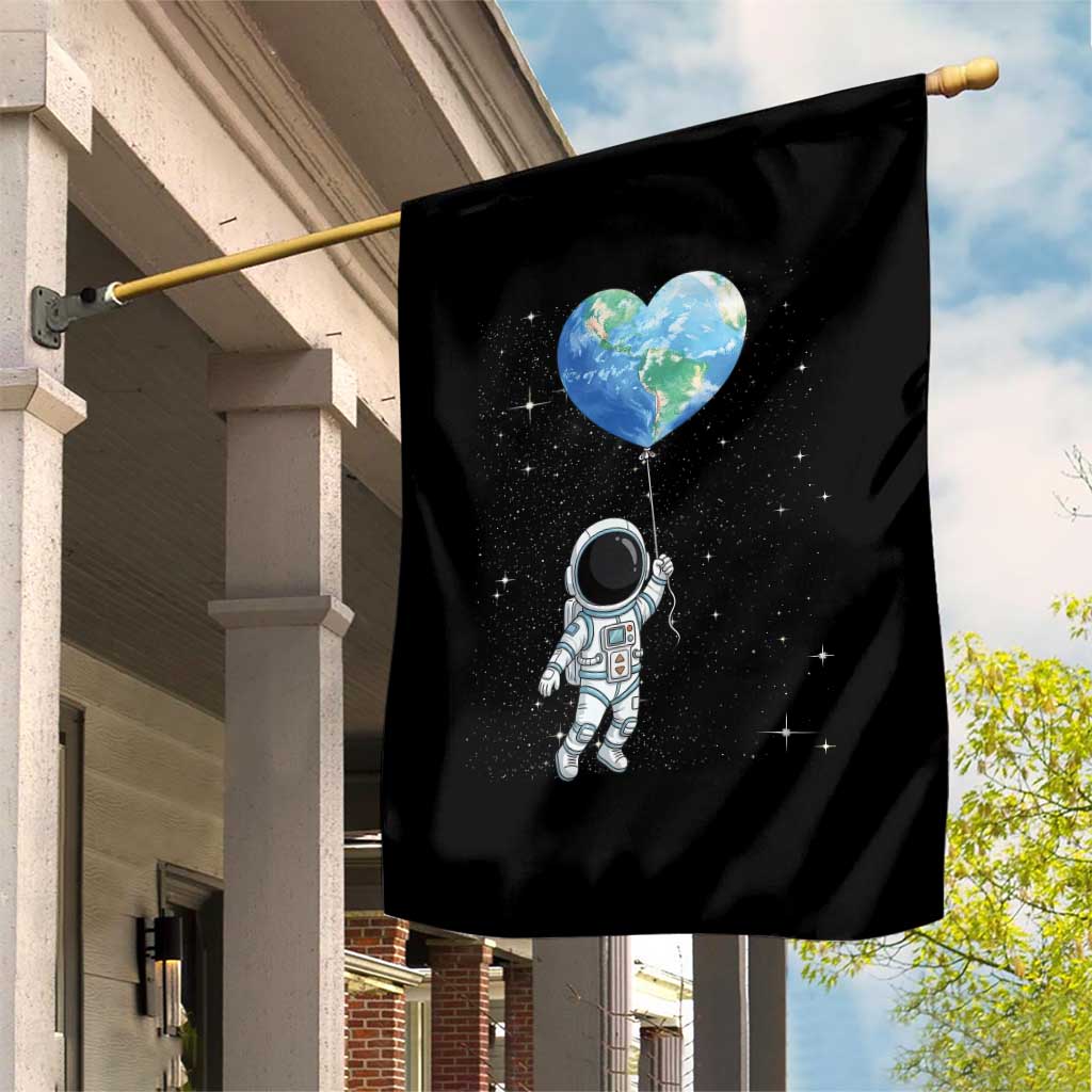 Astronaut Protect The Planet Garden Flag - Earth Day Gift TS12 Print Your Wear