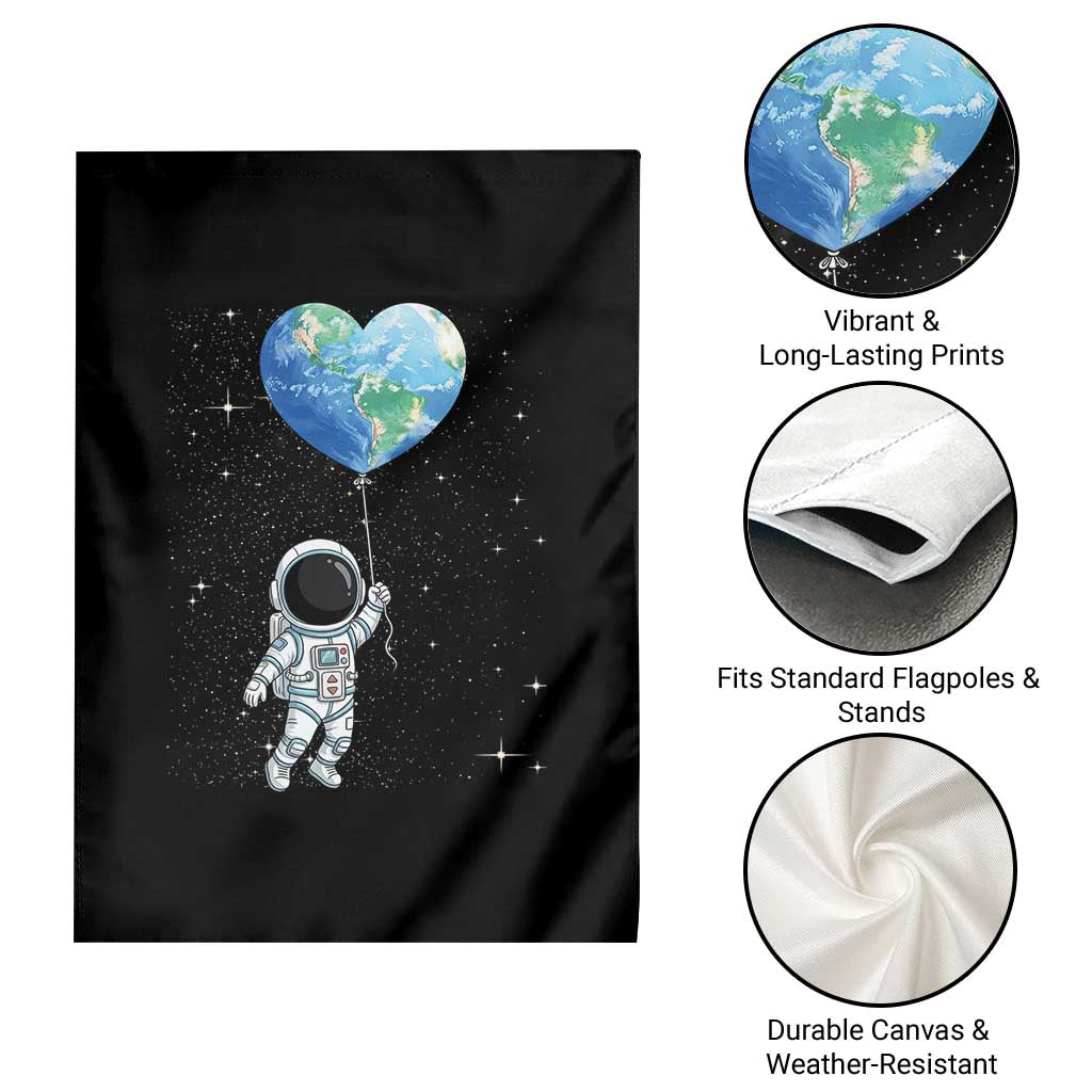 Astronaut Protect The Planet Garden Flag - Earth Day Gift TS12 Print Your Wear