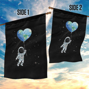 Astronaut Protect The Planet Garden Flag - Earth Day Gift TS12 Print Your Wear