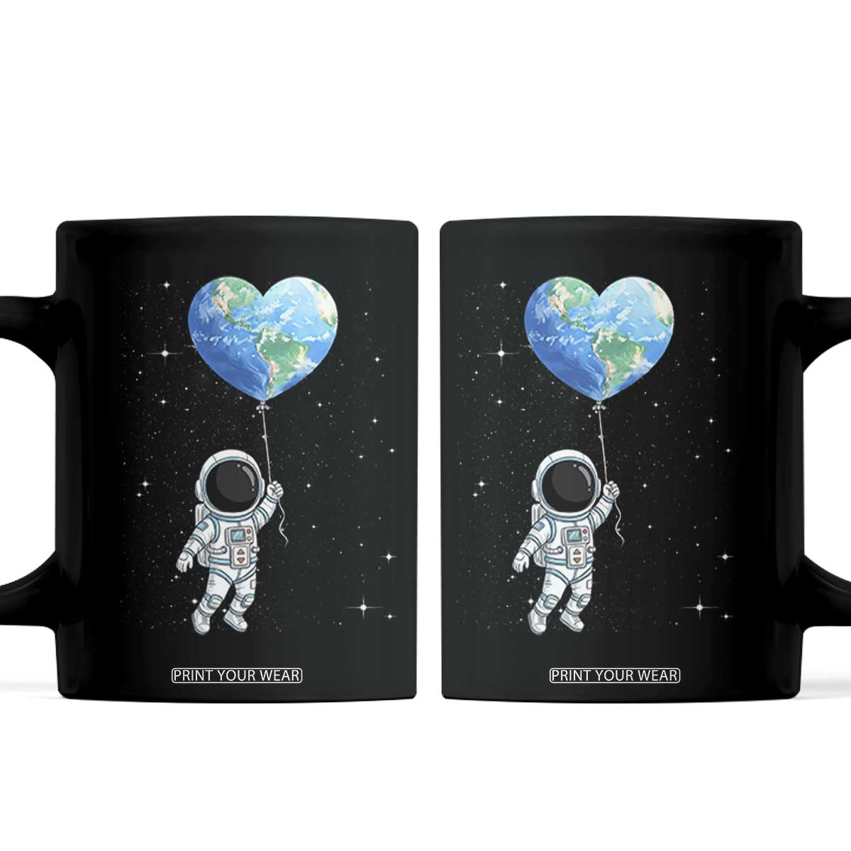 Astronaut Protect The Planet Coffee Mug Earth Day Gift TS12 Black Print Your Wear