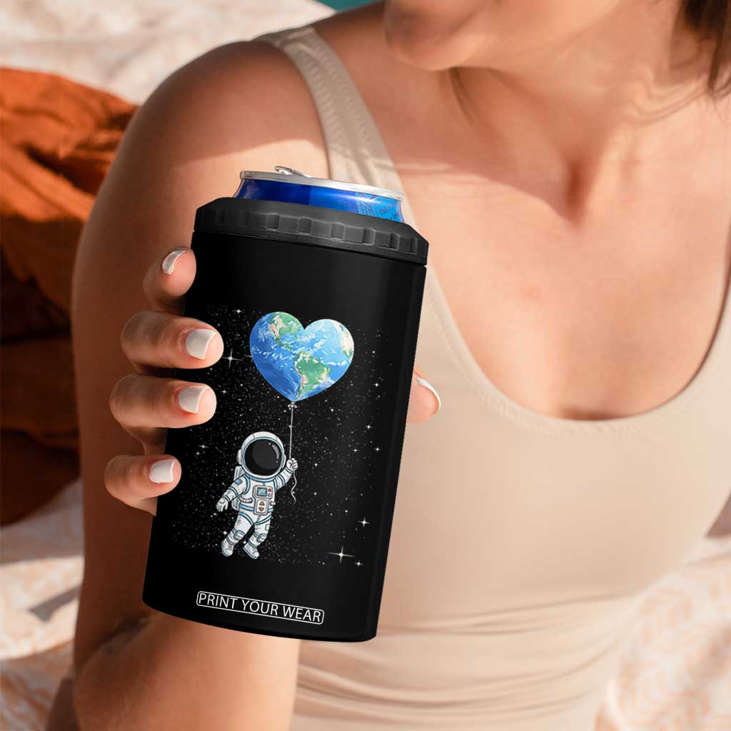 Astronaut Protect The Planet 4 in 1 Can Cooler Tumbler Earth Day Gift TS12 Print Your Wear