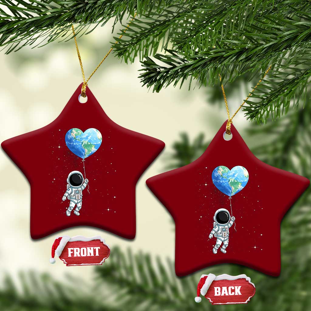 Astronaut Protect The Planet Ceramic Ornament Earth Day Gift TS12 Print Your Wear
