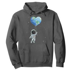 Astronaut Protect The Planet Hoodie Earth Day Gift TS12 Dark Heather Print Your Wear