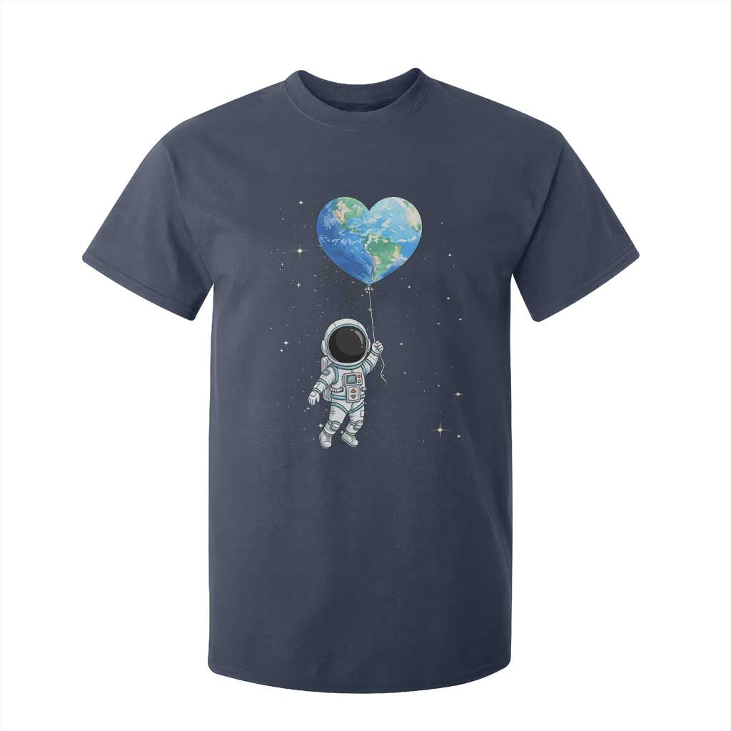 Astronaut Protect The Planet T Shirt For Kid Earth Day Gift TS12 Navy Print Your Wear