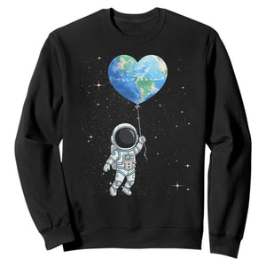 Astronaut Protect The Planet Sweatshirt Earth Day Gift TS12 Black Print Your Wear