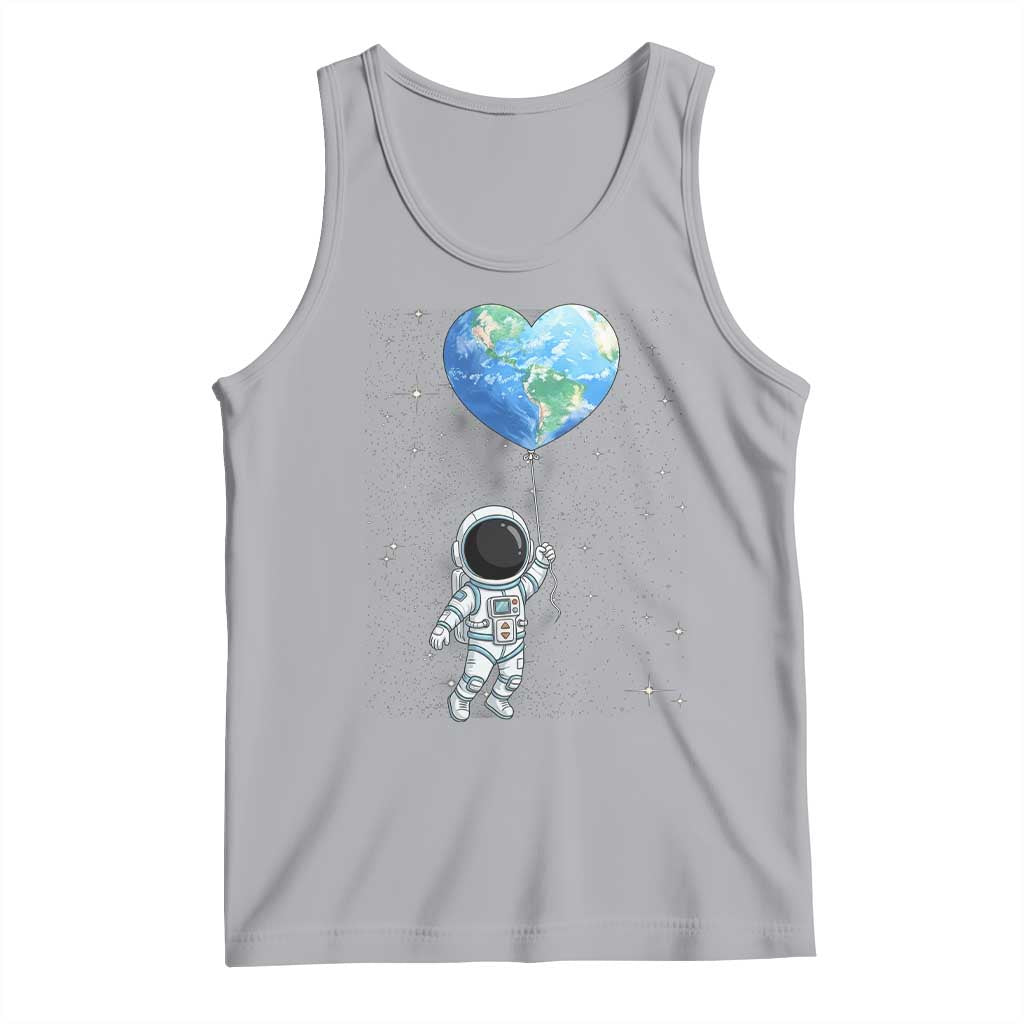 Astronaut Protect The Planet Tank Top Earth Day Gift TS12 Athletic Heather Print Your Wear
