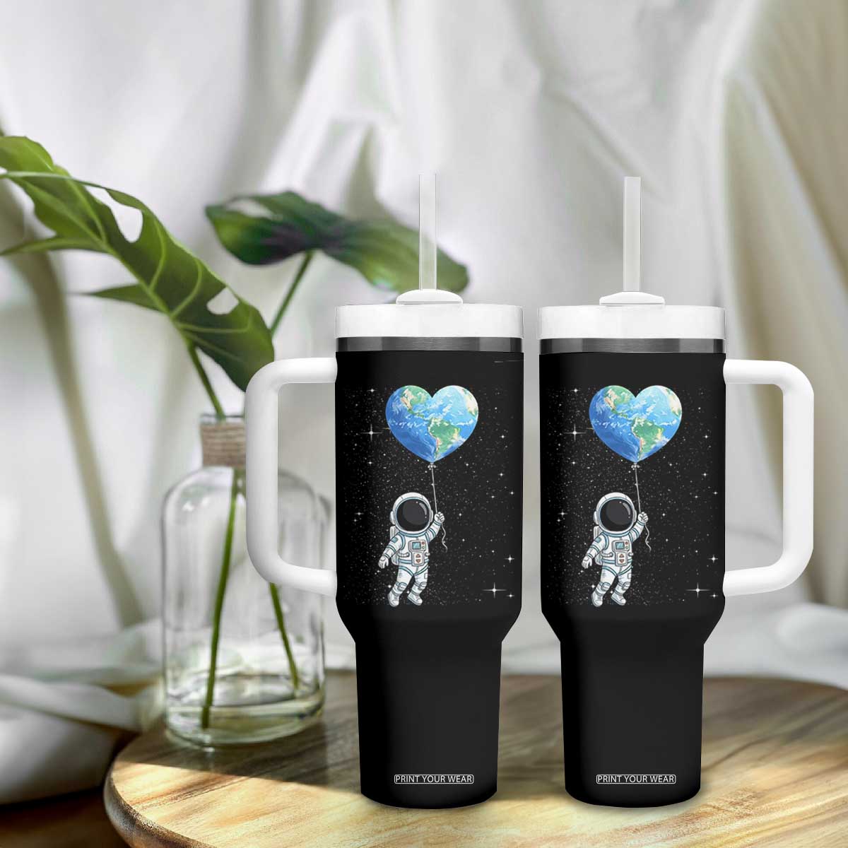 Astronaut Protect The Planet Tumbler With Handle Earth Day Gift TS12 Print Your Wear