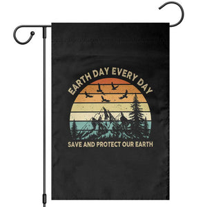 Earth Day Everyday Garden Flag Save And Protect Our Earth TS12 Black Print Your Wear