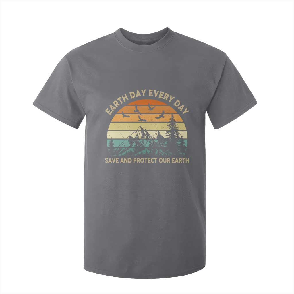 Earth Day Everyday T Shirt For Kid Save And Protect Our Earth TS12 Charcoal Print Your Wear
