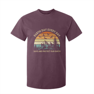 Earth Day Everyday T Shirt For Kid Save And Protect Our Earth TS12 Maroon Print Your Wear
