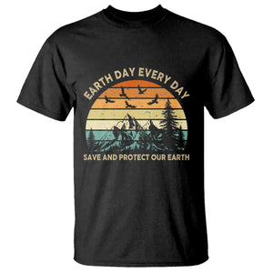 Earth Day Everyday T Shirt Save And Protect Our Earth TS12 Black Print Your Wear