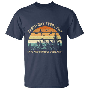 Earth Day Everyday T Shirt Save And Protect Our Earth TS12 Navy Print Your Wear