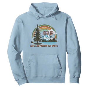 Earth Day Everyday Hoodie Save The Planet Nature Lover Gift TS12 Light Blue Print Your Wear
