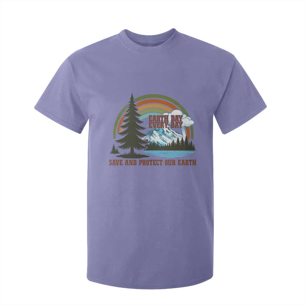 Earth Day Everyday T Shirt For Kid Save The Planet Nature Lover Gift TS12 Violet Print Your Wear