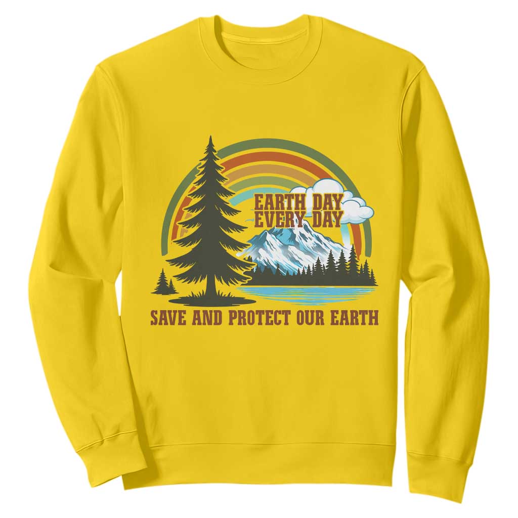Earth Day Everyday Sweatshirt Save The Planet Nature Lover Gift TS12 Daisy Print Your Wear
