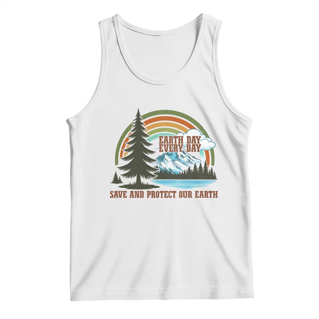 Earth Day Everyday Tank Top Save The Planet Nature Lover Gift TS12 White Print Your Wear