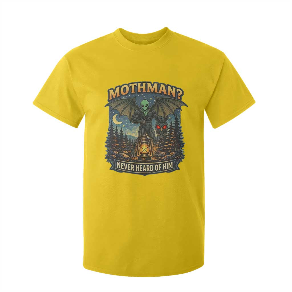 Funny Mothman Cryptid Believer T Shirt For Kid Never Heard Of Him TS12 Daisy Print Your Wear