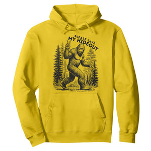 Please Save My Hideout Hoodie Bigfoot Forest Protector TS12 Daisy Print Your Wear