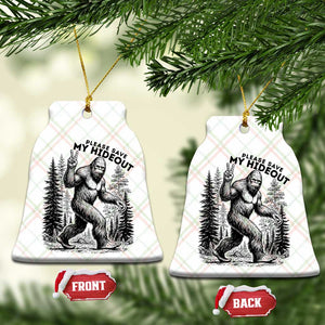 Please Save My Hideout Ceramic Ornament Bigfoot Forest Protector TS12 Print Your Wear