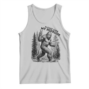 Please Save My Hideout Tank Top Bigfoot Forest Protector TS12 Ash Print Your Wear