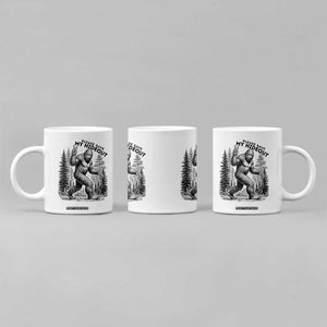 Please Save My Hideout Coffee Mug Bigfoot Forest Protector TS12 Print Your Wear