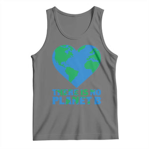There Is No Planet B Tank Top Earth Day Nature Lover Gift TS12 Black Heather Print Your Wear
