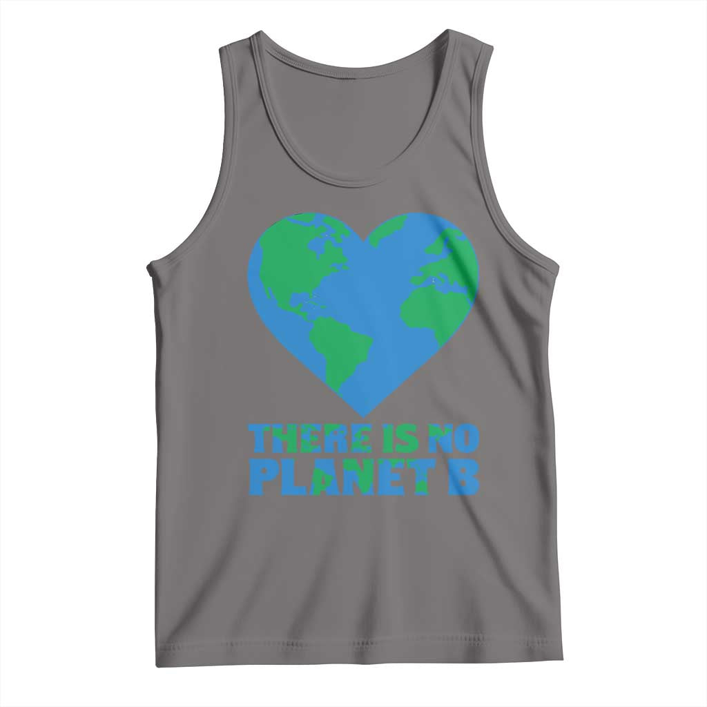 There Is No Planet B Tank Top Earth Day Nature Lover Gift TS12 Deep Heather Print Your Wear
