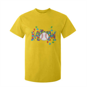 Autism Acceptance Baseball Mom T Shirt For Kid Proud Mom Inclusive Support Graphic TS12 Daisy Print Your Wear