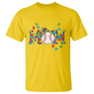 Autism Acceptance Baseball Mom T Shirt Proud Mom Inclusive Support Graphic TS12 Daisy Print Your Wear